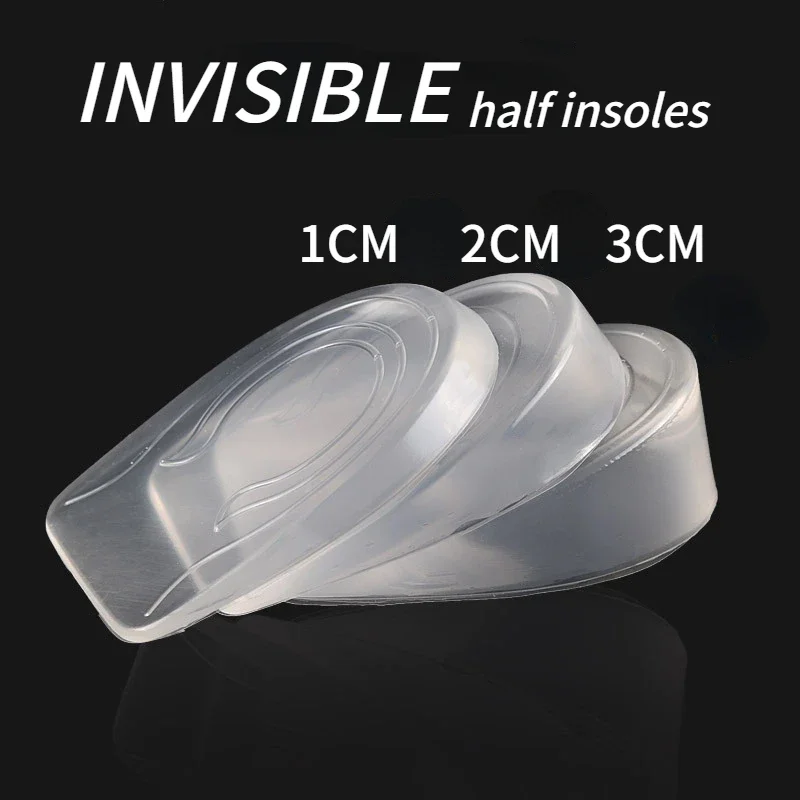 Image de Semelles Invisibles +1 à +3 cm - Gain de Taille en Silice