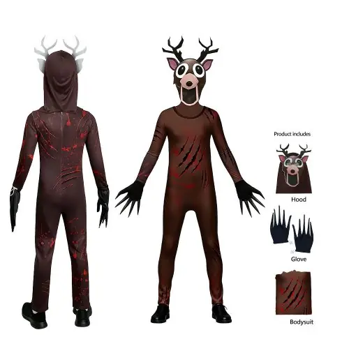 Image de Costume Hibou Cerf Effrayant pour Enfant