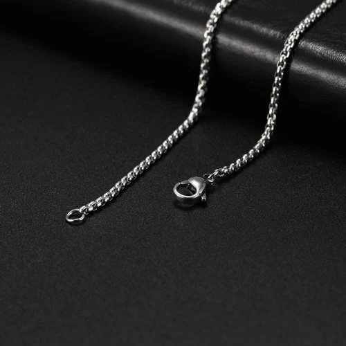 2mm pudełko łańcuch