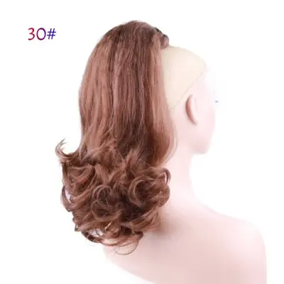 Image de Extensions de Cheveux Synthétiques Longues & Crépues - Queue de Cheval Wrap Around