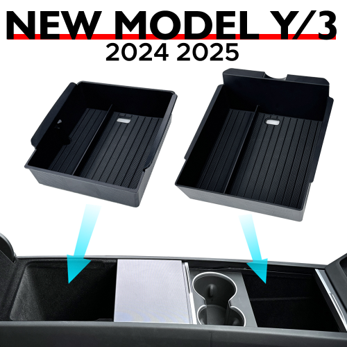Bild von Tesla Model Y & Model 3 Armlehnen-Organizer – Praktische Aufbewahrungslösung