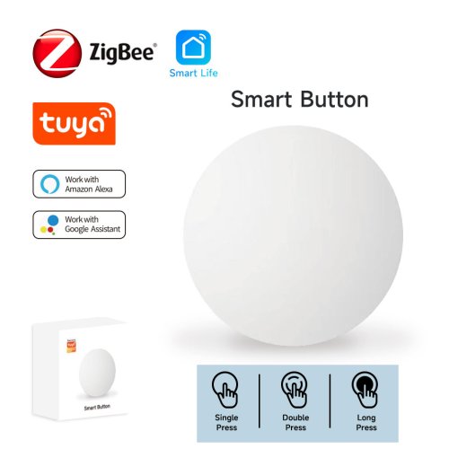 Imagen de Interruptor Inteligente Zigbee Inalámbrico con Batería Incluida