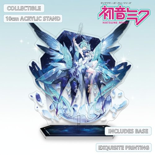 Image of Hatsune Miku Anime Acrylic Stand Figure – Kagamine Rin & Len Virtual Singer Desk Ornament – Official Vocaloid Merchandise for Fans, Bedroom Decor & Holiday Gift