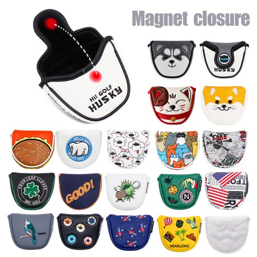 Afbeelding van Magnetische Golf Putter Cover – Stijlvol & Beschermend