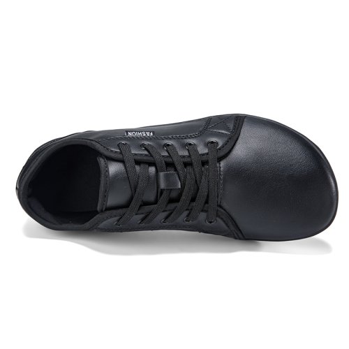 Immagine di Scarpe a Piedi Nudi Versione Ampia per Uomo e Donna – Scarpe da Passeggio Nere Leggere con Suola Morbida e Comfort Massimo