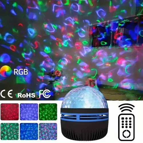 Image de Projecteur Étoiles & Océan - Veilleuse 7 Couleurs