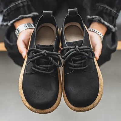Image de Chaussures Hommes Grande Taille - Style Rétro Britannique