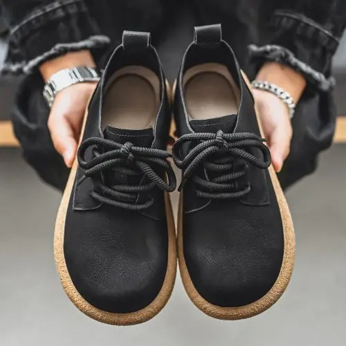 Image de Chaussures Hommes Grande Taille - Style Rétro Britannique