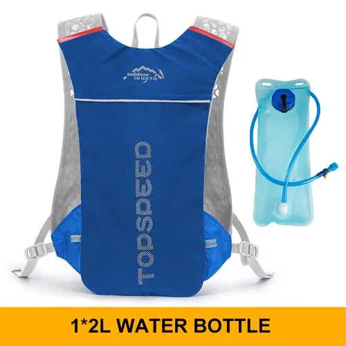 Blau 2l wasser Tasche