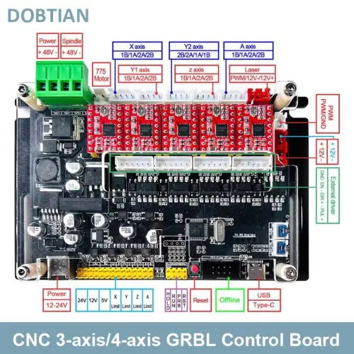 Image de Carte de Commande GRBL 4 Axes pour CNC & Laser
