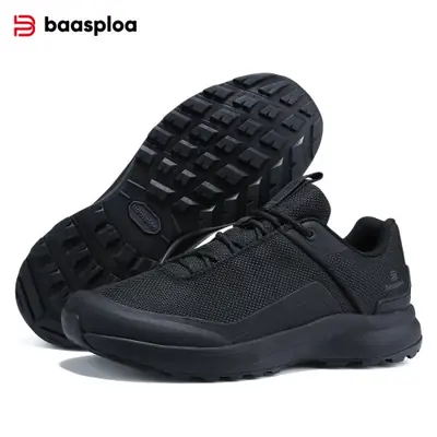 Image de Chaussures de randonnée homme en cuir litchi antidérapantes