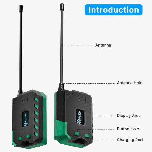 Imagen de Placa de Desarrollo Heltec V4 Meshtastic con WiFi, LoRa 32, Antena Flexible, ESP32, SX1262, Energía Solar y Bluetooth de Baja Potencia