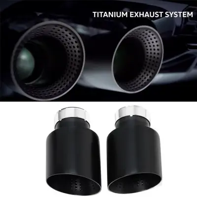 Image de Buse d'Échappement Noir Mat Universelle pour VW GTI MK7 & Golf 7
