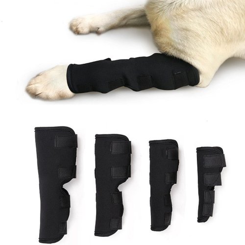 Image of Natural Dog Joint Support Bandage – Breathable Knee Brace & Leg Wrap for Injury Recovery, Pet Mobility Protection, and Post-Surgery Care