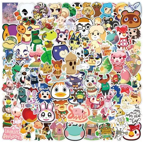 Image de Stickers Animal Crossing Mignons - Déco pour Enfants