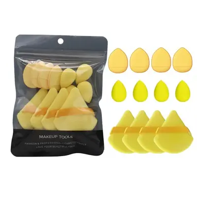 Image de 12 Éponges Maquillage Multicolores - Set de Poudre & Fond de Teint