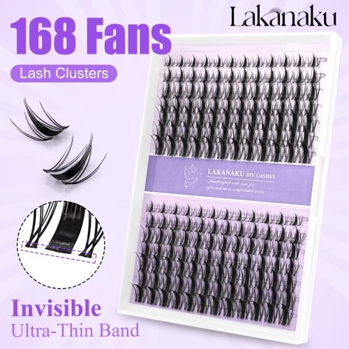 Afbeelding van Cat Eye Wimpers met Onzichtbare Band – Premium Manga Lashes