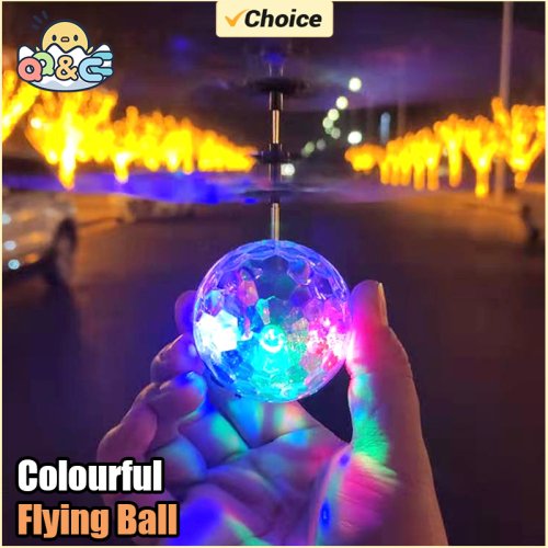 Imagen de Pelota Voladora Luminosa con Control por Inducción Infrarroja para Niños – Juguetes Teledirigidos con Luz LED y Función de Vuelo Autónomo