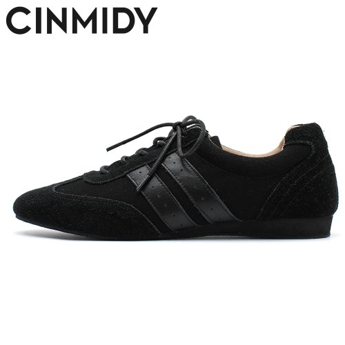 Image of New Men's Black Suede Sole Dance Shoes EVA Soft Suede Sole Lightweight Modern Tango Latin Dance Shoes Indoor Shoes for Dancing