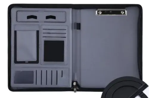 Image de Dossier Multifonctionnel A4 - Organisation Parfaite pour le Bureau et les Voyages