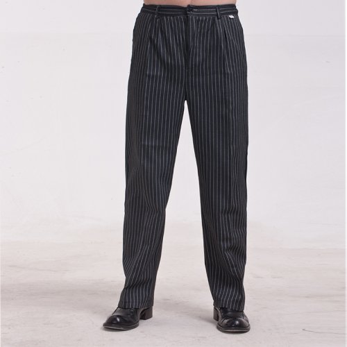 Immagine di Catering Chef pantaloni servizio di ristorazione pantaloni da cucina per uomo pantaloni da cuoco pantaloni da cuoco per Hotel salopette da lavoro per lavoratori del ristorante