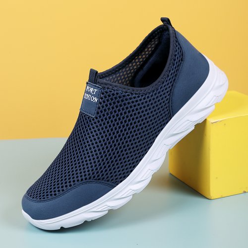 Bild von Leichte Herren-Casual-Schuhe 2023 – Atmungsaktive Slip-On Sneaker mit Anti-Rutsch-Sohle für Indoor & Outdoor, Größe 39–47