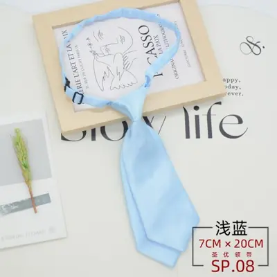 Image de Cravate Courte Paresseuse pour Femmes - Style Élégant & Pratique