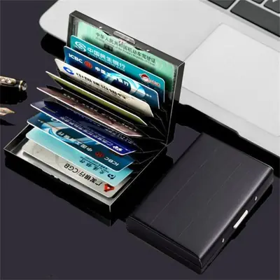 Image de Portefeuille Compact Multi-Cartes en Cuir PU