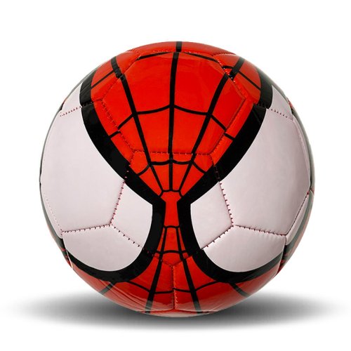 Zdjęcie Piłka Nożna Spider-Man – Wytrzymała Piłka Sportowa z Motywem Superbohatera, Idealna do Gry na Placu Zabaw, Treningu i Prezentu Dla Dzieci
