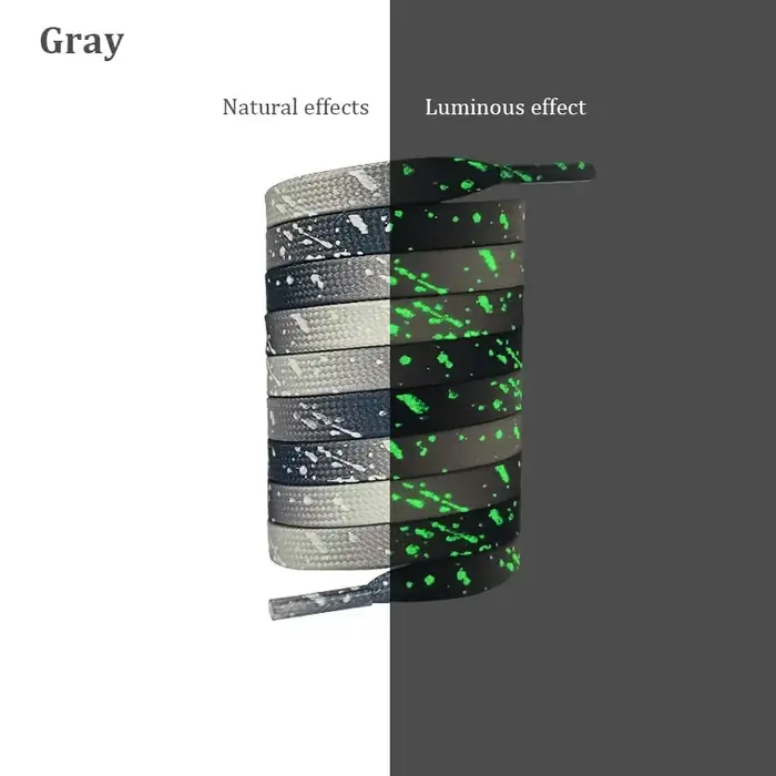 Image de Lacets Lumineux Fluorescents - Style Scintillant & Éclat