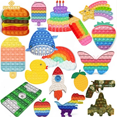 Immagine di Giocattolo Antistress Fidget Animali Kawaii con Push Bubble Down – Divertente e Relaxante per Bambini e Adulti, Regalo Perfetto per Compleanni