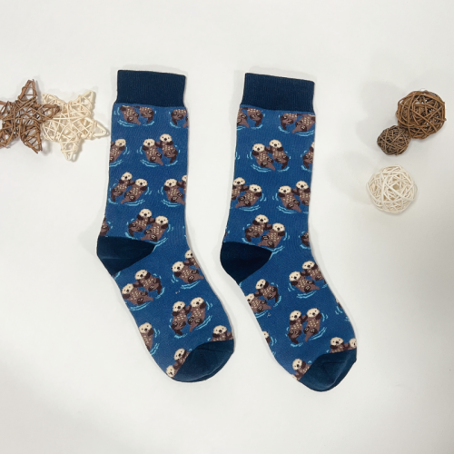 Image de Chaussettes Homme Mignonnes & Confortables - Loutre de Frères