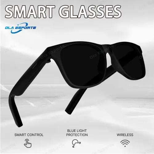 Image de Lunettes Intelligentes Bluetooth - Appel & Anti-Lumière Bleue
