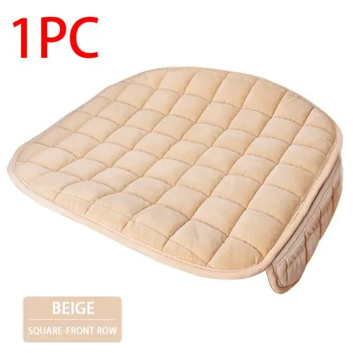Image de Coussin de Siège Voiture en Peluche Douce - Protecteur Antidérapant Universel