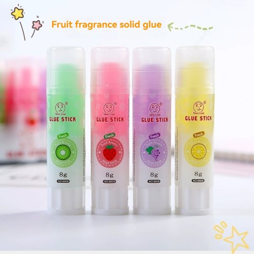 Bild von Niedliche bunte Klebestifte – Hochviskose Glutsticks mit festem Klebepapier für Schule und Büro
