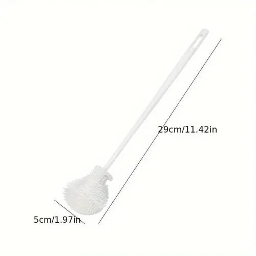 Image de Brosse Nettoyante 360° en Silicone - Tête Pliable & Manche Long