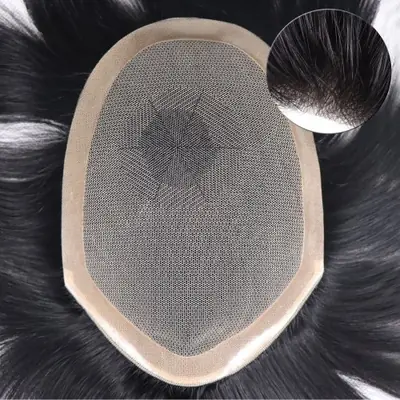 Image de Toupet Homme Cheveux Naturels - Solution Discrète et Naturelle