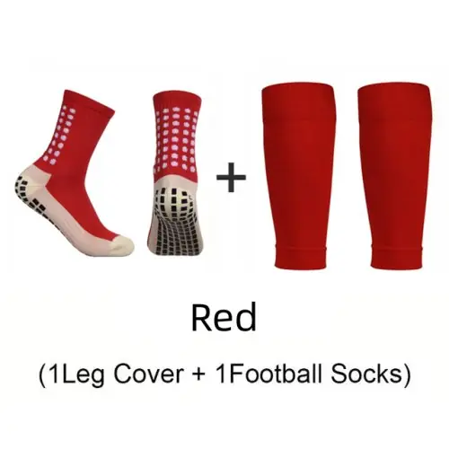 Image de Chaussettes & Genouillères Football - Protection Tibia + Mollet