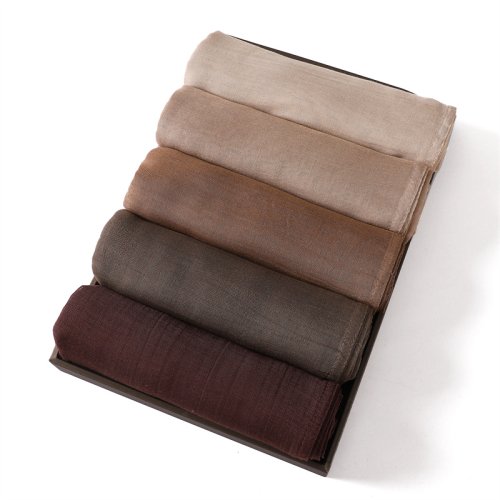 Image of Soft Viscose Rayon Muslim Hijab for Women – Lightweight Plain Scarf Headwrap, Islamic Turban Style Headband, 200x85cm