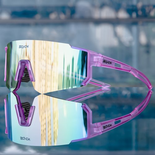 Imagen de SCVCN nuevas gafas de sol para ciclismo al aire libre, gafas para bicicleta de montaña para hombre, gafas deportivas para senderismo, escalada de montaña, gafas UV400 para ciclismo y mujer