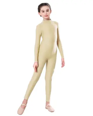 Image de Body de Danse pour Filles - Manches Longues & Élastique