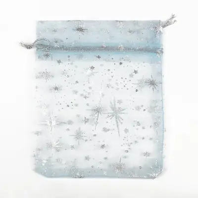 Image de Sacs Cadeaux Étoilés Organza - Lot de 50
