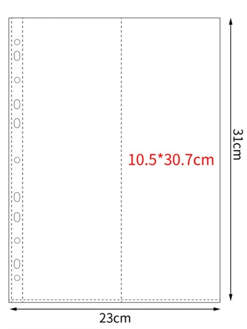 10szt 2 kieszenie L
