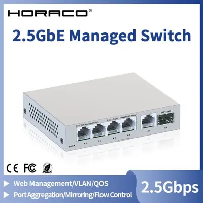 Image de Commutateur Géré 5 Ports 2.5Gbps avec Port SFP 10G
