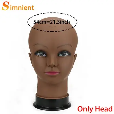 Image de Tête de Mannequin avec Capuchon Perruque - Idéale pour Maquillage et Fabrication