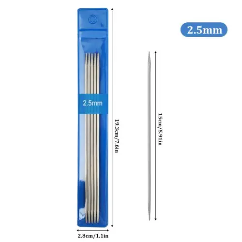 5pcs 2.5MM