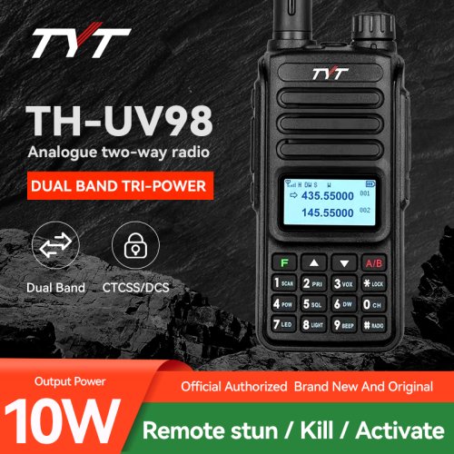 Immagine di Walkie Talkie Dual Band TH-UV98 - VHF/UHF Portatile