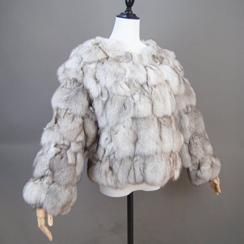 Immagine di 2025 Cappotto di pelliccia reale di nuovo stile Giacca di pelliccia naturale al 100% Cappotto di pel...