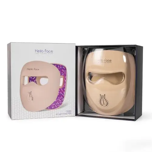 Image de Masque LED visage Hello Face M300 – 311 LED, 4 modes anti-âge et anti-acné