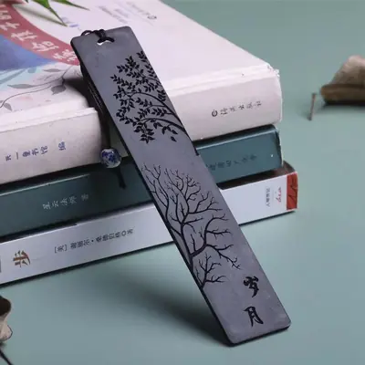 Image de Marque-page en bois style chinois
